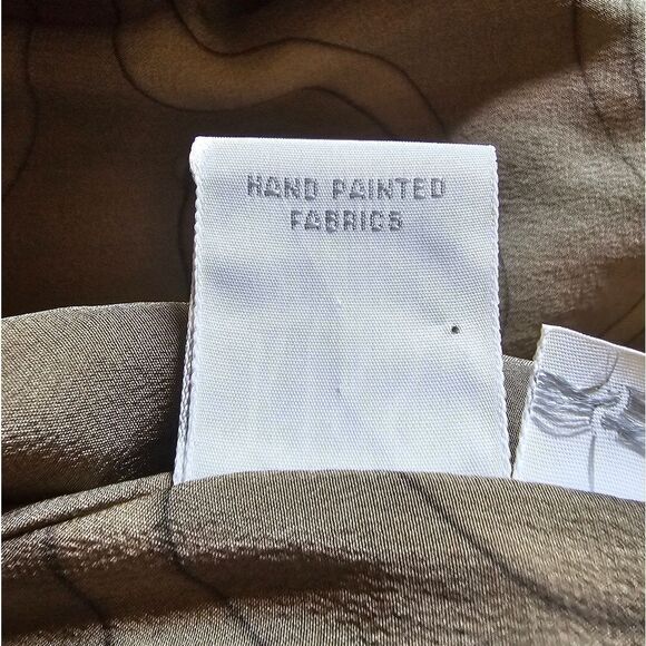 KISS OF THE WOLF Quilted Silk Vest Wearable Art - Size Small - Picture 11 of 11